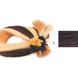 Extens&otilde;es Cabelo 100% Humano Kayextensions Natural 4 55 cm 50 Unidades