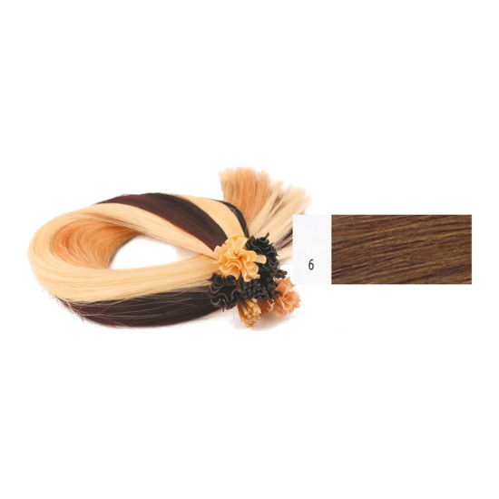 Extens&otilde;es Cabelo 100% Humano Kayextensions Natural 6 55 cm 50 Unidades