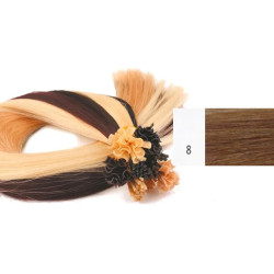 Extens&otilde;es Cabelo 100% Humano Kayextensions Natural 8 55 cm 50 Unidades