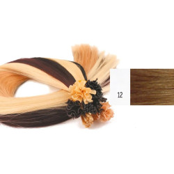 Extens&otilde;es Cabelo 100% Humano Kayextensions Natural 12 55 cm 50 Unidades