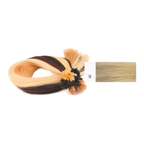 Extens&otilde;es Cabelo 100% Humano Kayextensions Natural 16 55 cm 50 Unidades