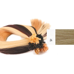 Extens&otilde;es Cabelo 100% Humano Kayextensions Natural 24 55 cm 50 Unidades