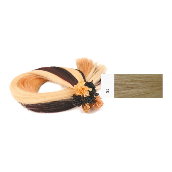 Extens&otilde;es Cabelo 100% Humano Kayextensions Natural 24 55 cm 50 Unidades
