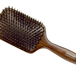 Escova Cabelo Pneum&aacute;tica Retangular Steinhart Ebony 688 Madeira Grande