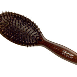 Escova Cabelo Pneum&aacute;tica Oval Steinhart Ebony 694 Madeira