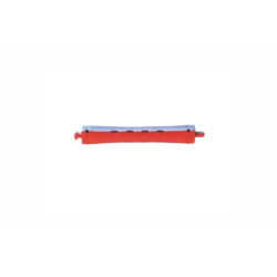Bigoudi Cabelo Vermelho e Azul Largo 12 Unidades