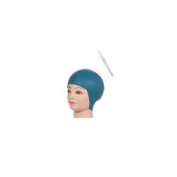 Touca Madeixas Borracha Azul