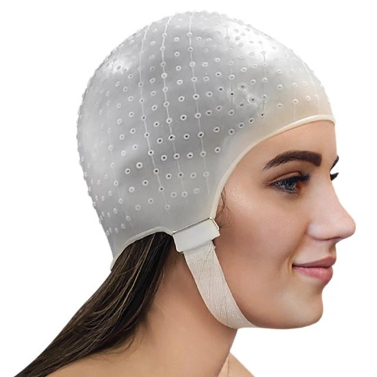 Touca Madeixas Silicone com Faixa de Ajuste