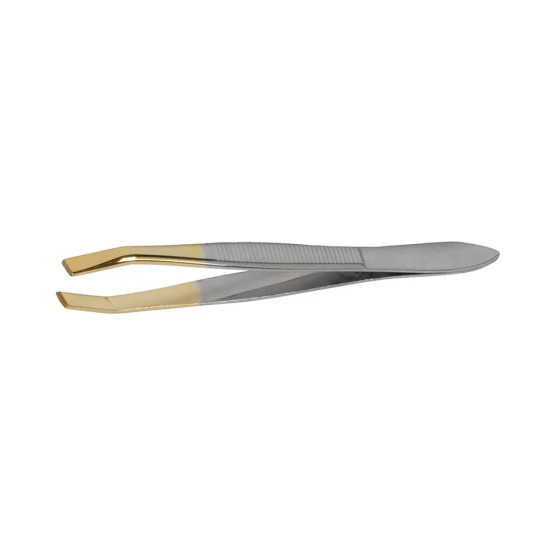 Pin&ccedil;a Reta Baruffaldi Dourada 8 cm