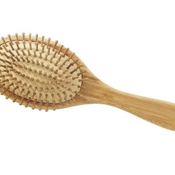 Escova Cabelo Pneum&aacute;tica RickiParodi Bamboo Oval