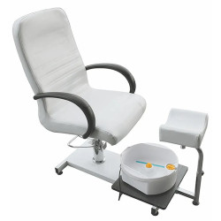 Cadeira de Pedicure com Massajador RickiParodi Branca
