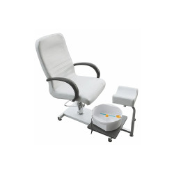 Cadeira de Pedicure com Massajador RickiParodi Branca