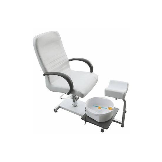 Cadeira de Pedicure com Massajador RickiParodi Branca