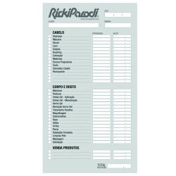 Bloco Servi&ccedil;os Cliente RickiParodi 50 Folhas