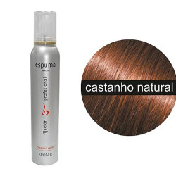 Espuma Broaer de Cor Castanho Natural 200 ml