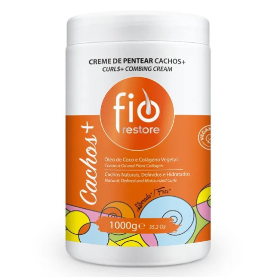 Creme de Pentear Fio Restore Cachos + 1 Kg