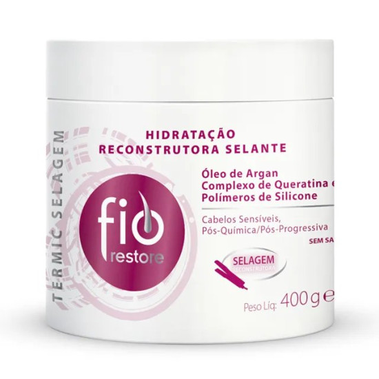 M&aacute;scara Capilar Fio Restore Termic Selagem 400 gr