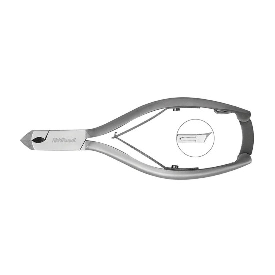 Alicate Unhas RickiParodi Corte Frontal 1/4 Lua Inox 14 cm