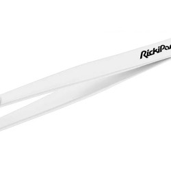 Pin&ccedil;a Obl&iacute;qua RickiParodi Branca Inox 9 cm