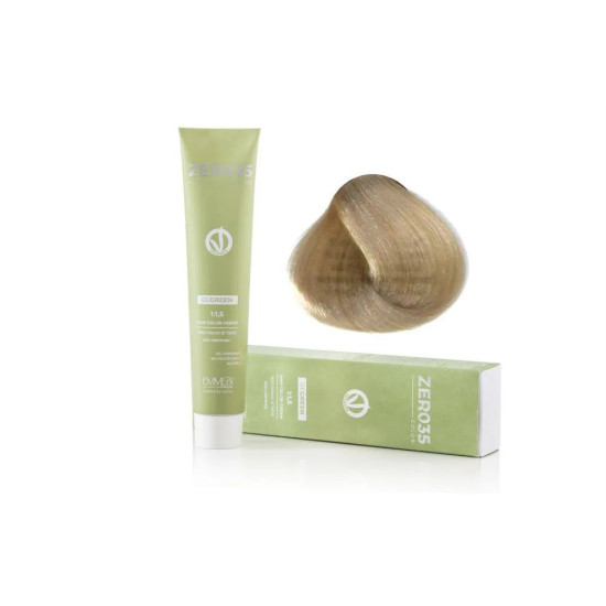 Coloração Capilar Emmebi Vegan Zero35 Be Green 10/0 100 ml