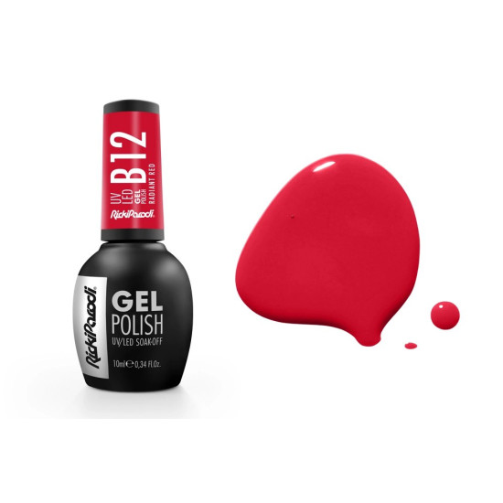 Verniz Gel RickiParodi Radiant Red B12 10 ml