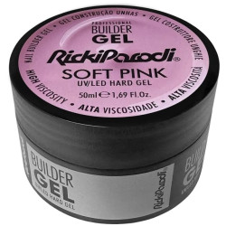Gel Constru&ccedil;&atilde;o UV RickiParodi Soft Pink Rosa 50 ml