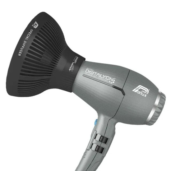 Secador de Mão Parlux Digitalyon Cinza Glitter + Difusor Magic Sense