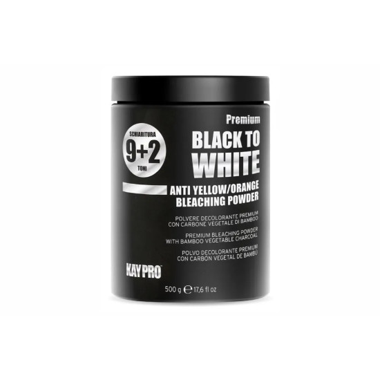 Pó Descolorante Premium Kaypro 9+2 Tons Preto 500 gr
