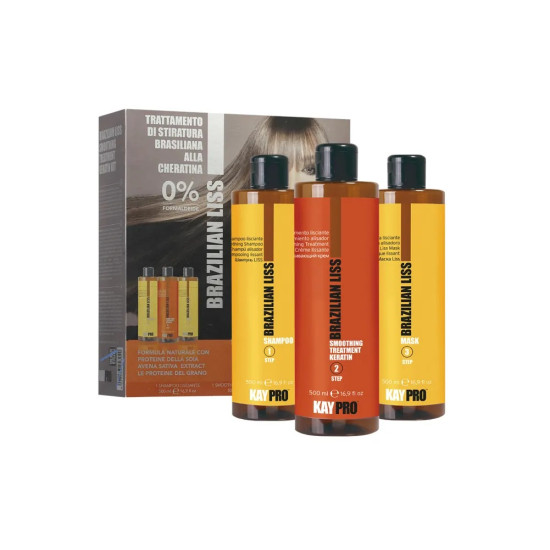 Kit Alisamento Kaypro Brazilian Liss 500 ml