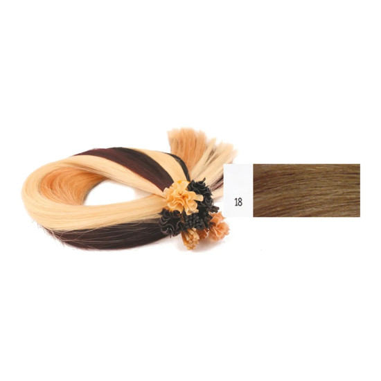 Extensões Cabelo 100% Humano Kayextensions Natural 18 55 cm 50 Unidades