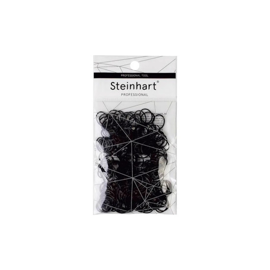 Elásticos Cabelo Steinhart Borracha Pretos 10 gr