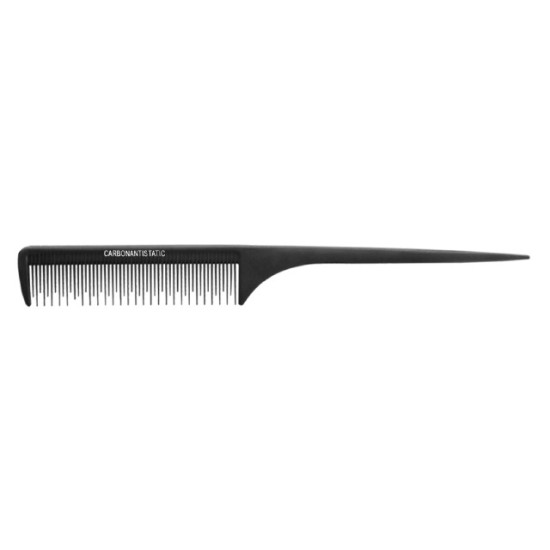 Pente Carbono Agulha 23,3 cm Preto