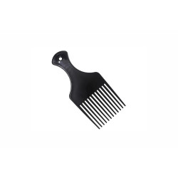 Pente Plástico Garfo Simples Preto