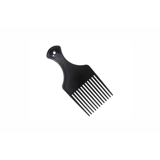 Pente Plástico Garfo Simples Preto