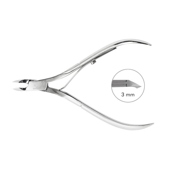 Alicate Cutículas Baruffaldi Inox 10 cm - 3 mm