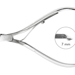 Alicate Cutículas Baruffaldi Inox 10 cm - 7 mm