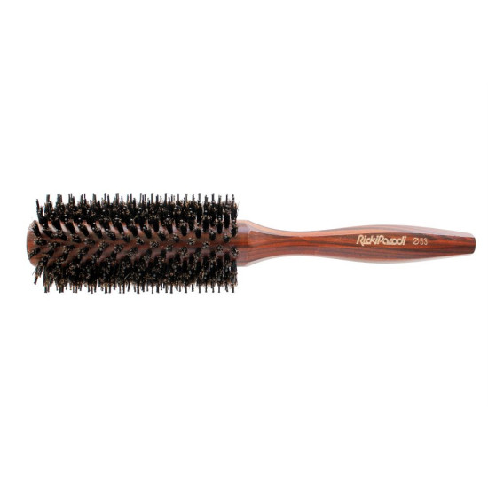 Escova Cabelo Circular Rickiparodi Wood Pro 53 mm
