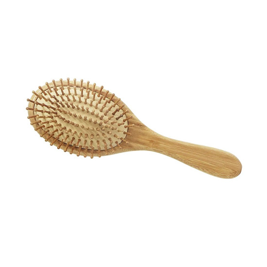 Escova Cabelo Pneumática Rickiparodi Bamboo Oval