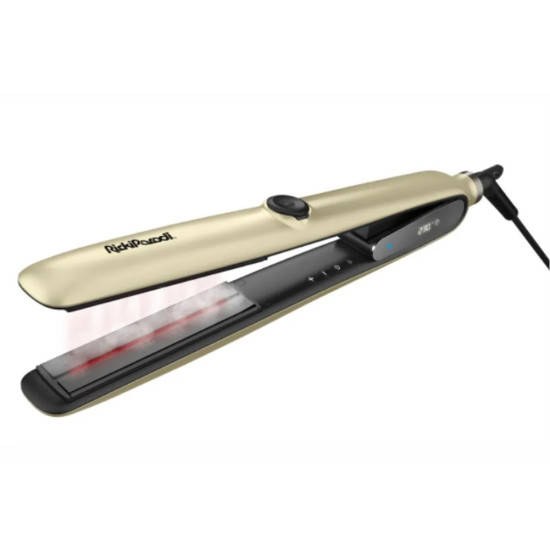 Prancha de Cabelo Rickiparodi XRsteam Vapor Dourada 230ºC