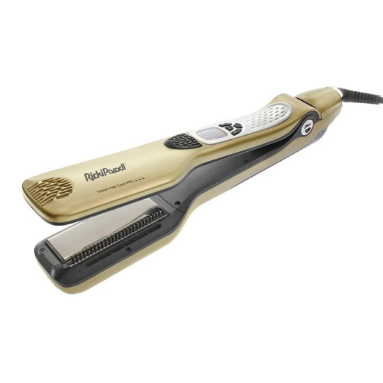 Prancha de Cabelo Rickiparodi Vappro Vapor Dourada 230ºC