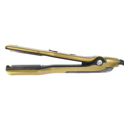 Prancha de Cabelo Rickiparodi Vappro Vapor Dourada 230ºC