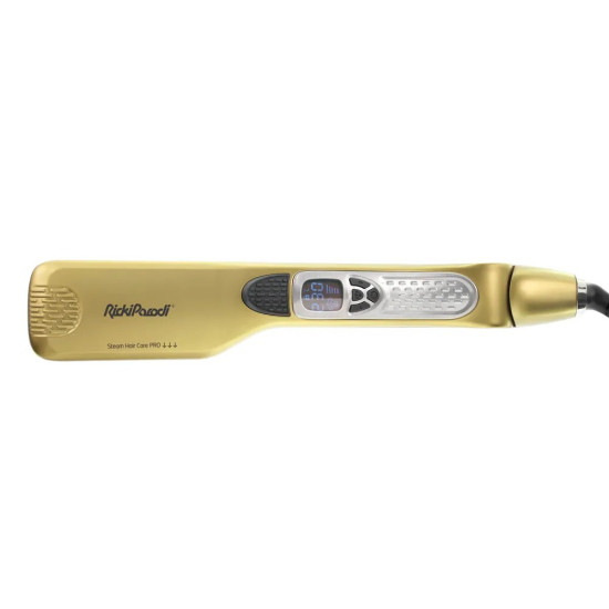 Prancha de Cabelo Rickiparodi Vappro Vapor Dourada 230ºC