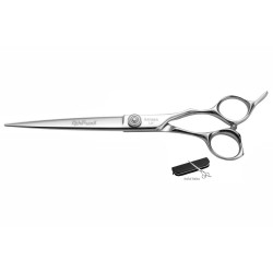 Tesoura Corte com Bolsa Rickiparodi Barber 7.0