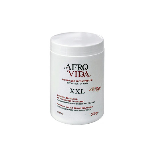 Máscara Hidratação Capilar Afrovida Xxl Reconstrutor 1000 ml