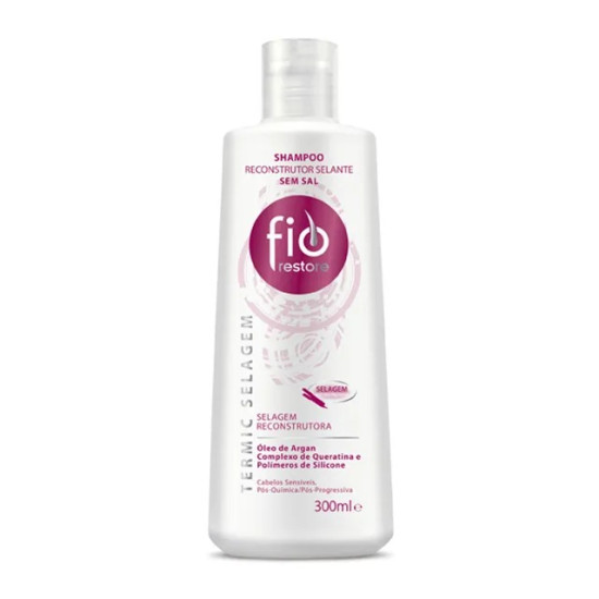 Shampoo Fio Restore Termic Selagem 300 ml