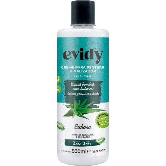 Creme de Pentear Evidy Babosa 500 ml