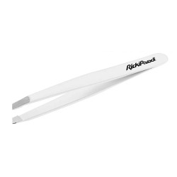 Pinça Oblíqua Rickiparodi Branca Inox 9 cm