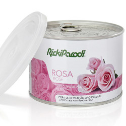 Cera Depilatória Lipossolúvel RickiParodi Titânio Rosa 400 gr