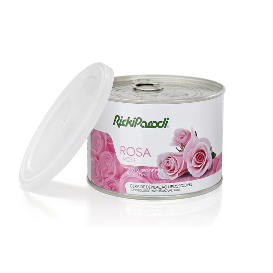Cera Depilatória Lipossolúvel RickiParodi Titânio Rosa 400 gr