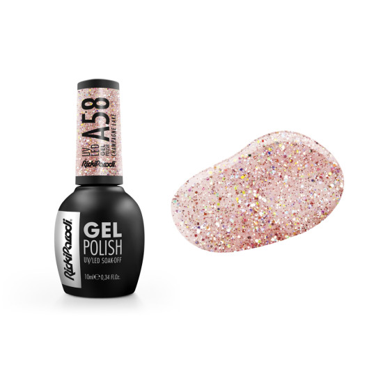 Verniz Gel RickiParodi Champagne Lake A58 10 ml